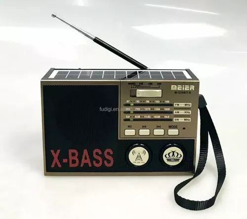 Radio Solar Bluetooth Linterna , Usb, Radio, Carga Automatic