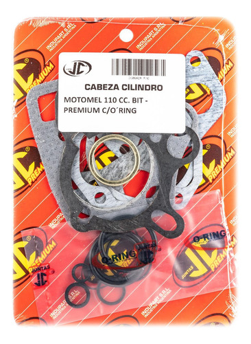 Junta Tapa Cilindro Motomel Bit 110 Premium Con Oring Jc