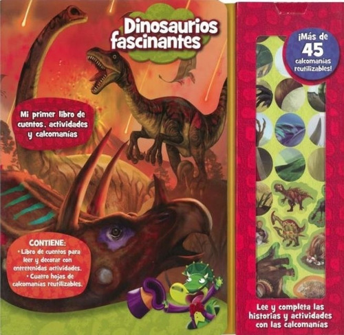 Dinosaurios Fascinantes (contiene 45 Calcomanias)
