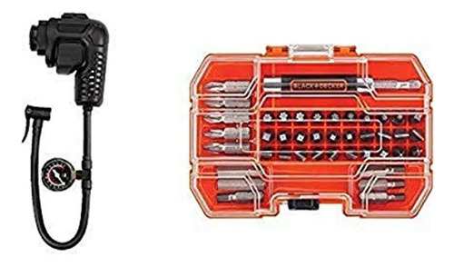 Inflador Y Brocas Black&decker, Juego De Herramientas