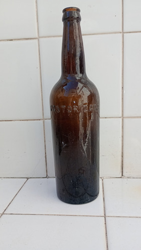 Antigua Botella Cerveza Pastorizada Vacia Pico Chapita (Usado)