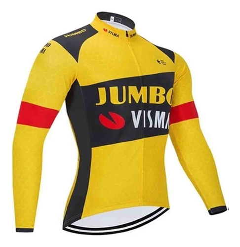 Campera Ciclista Team Jumbo  Afelpada  Urubici