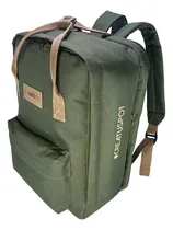 Comprar Mochila Matera Porta Notebook Urbana Mate Bolso Premium Set Matero Color Verde Para Termo Mate Bombilla The Mate Spot