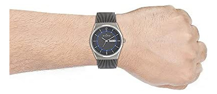 Reloj Para Hombre Skagen Melbye/acero Gris