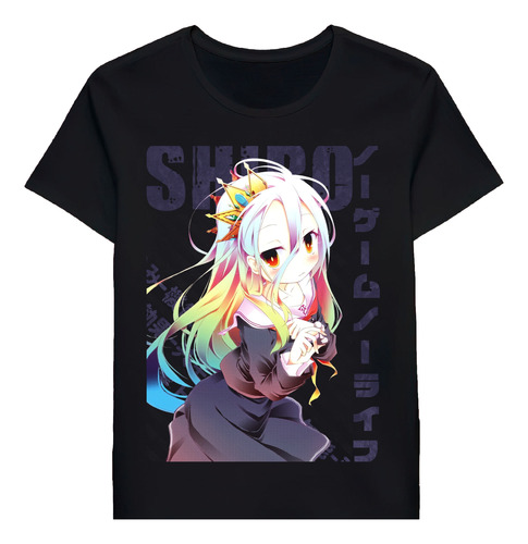 Remera No Game No Life Shiro 44037568