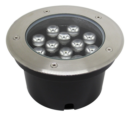 Luminario Led Empotrable Piso 12w Luz Cálida, Jlep12, 30pzs