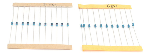 Resistor De Bricolaje, 640 Piezas, 64 Valores, 1%, Película