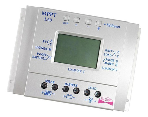 Para Controlador 60a Mppt Pwm Proof Controlador De Carga