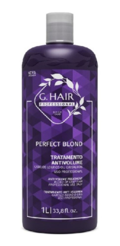 Tratamento Antivolume G.hair Perfect Blond Passo 2 - 1l