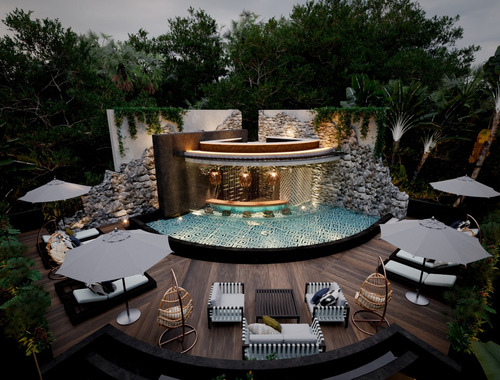 Departamento En Venta En Tulum, Quintana Roo, Siwá Élevé, Sky Con Alberca Privada + Doble Altura