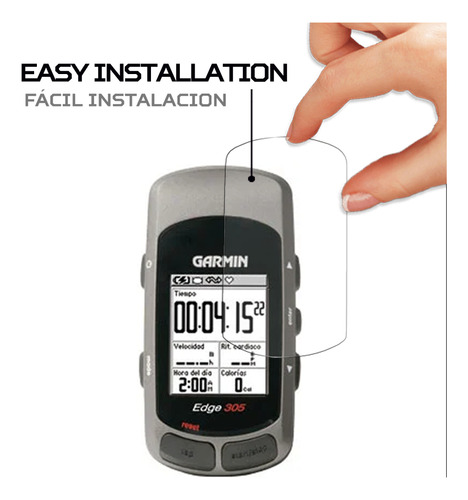 Protector Mica Pantalla Para Gps Garmin Edge 305