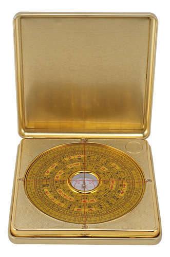 Antigo Feng Shui Luo Pan Iron Precise Flip Cover Feng