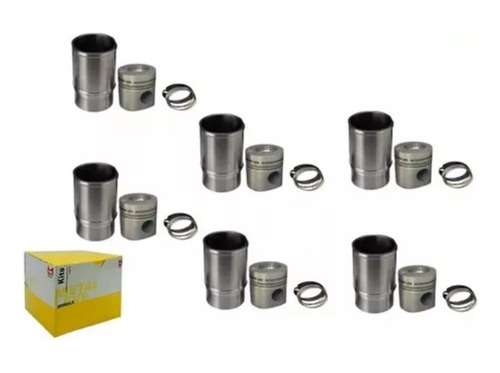 Kit Motor Mwm 6.10 P/ 06 Cil Turbo Vw 13180/15180/1521/17180