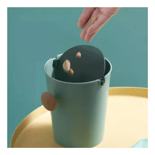 Lixeira De Pia Mini Lixeira De Plastico Resistente 1.5 Litro