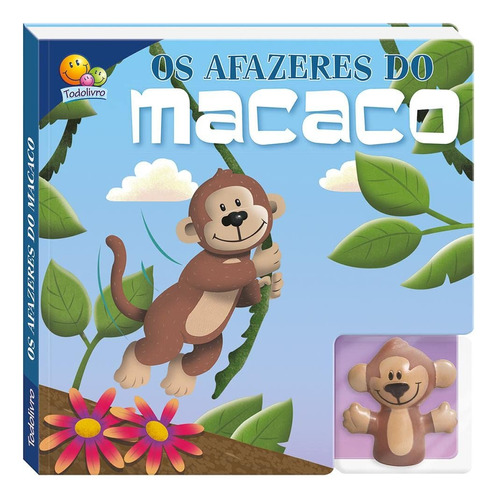 Livro Dedoche Leia E Brinque: Macaco, Zebra E Leão