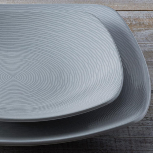 Noritake Gog Swirl Juego Cuadrado De 16 Piezas, Servicio 4