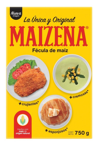 Maizena Fécula De Maíz Regular De Origen Natural 750gr