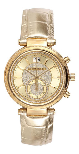 Reloj dorado Michael Kors para mujer - Sawye - MK2444/2dn