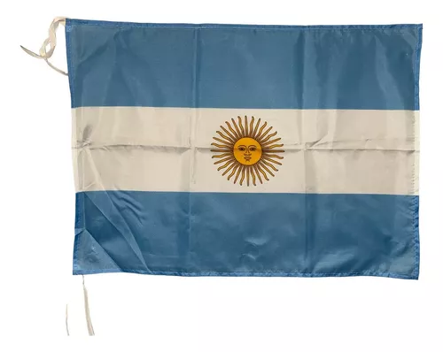 Bandera argentina grande 150x90 cm bandera Argentina de balcón para  exterior reforzada con dos ojales metálicos: : Jardín