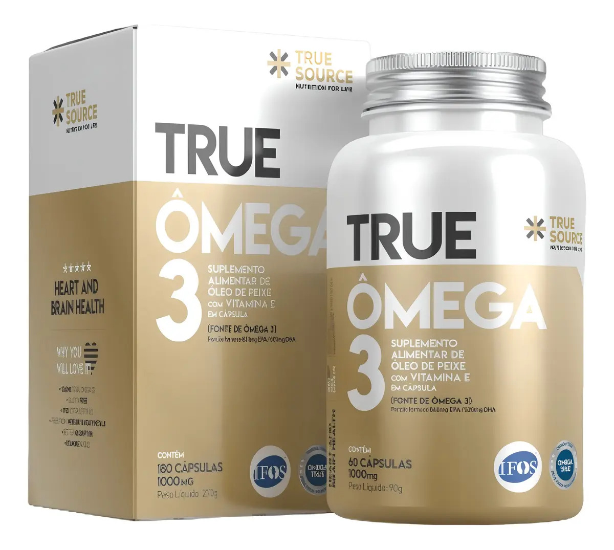 Ômega 3 - True 180 cápsulas