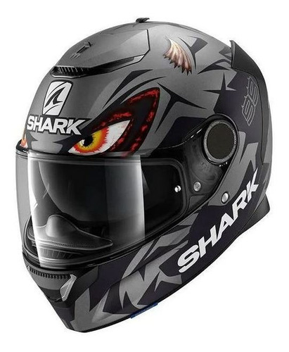 Capacete Shark Spartan Lorenzo Austrian Gp Cinza Fosco 56 S