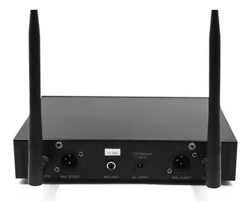 Microfone Sem Fio Lelong Le-907 Profissional Uhf Igrejas