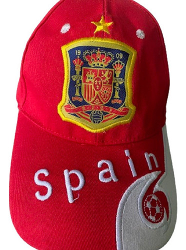 Gorra De Béisbol Española Con La Bandera De España Ajustable