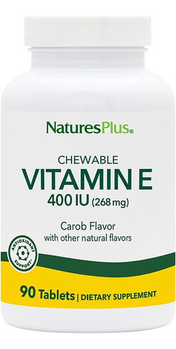 Vitamina E 90 Tab Nature S Plus - - Unidad A $4331