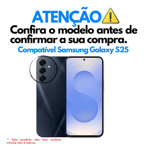 Kit Capa Case Capinha E Película 3d Vidro Para Galaxy S25