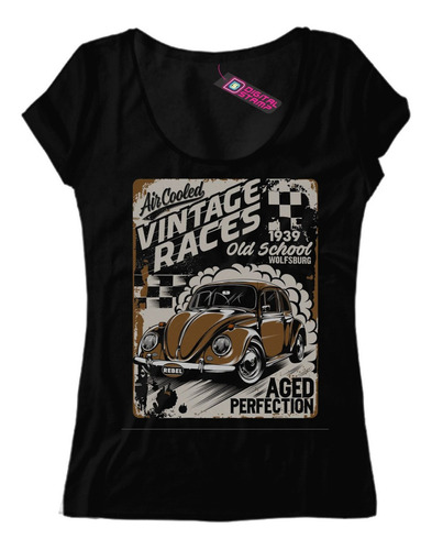 Remera Mujer Rockabilly Old School Garage Wvescarabajo Rmb18