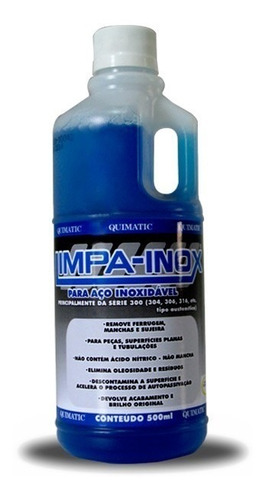 Limpa Inox 500 Ml Quimatic Tapmatic - 19687