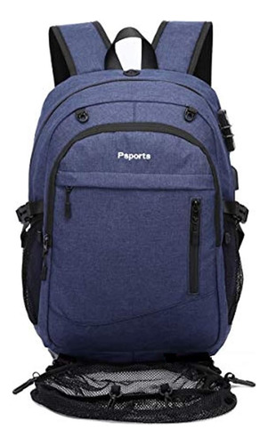 ~? Gudui College Laptop Backpack School Student Bookbag Usb 