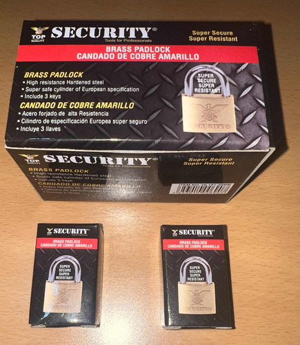 Candado Security 20mm. Maletas. Lockers