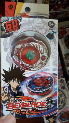 Trompo De Beyblade Mas Lanzador Metal Fusion Con Luz