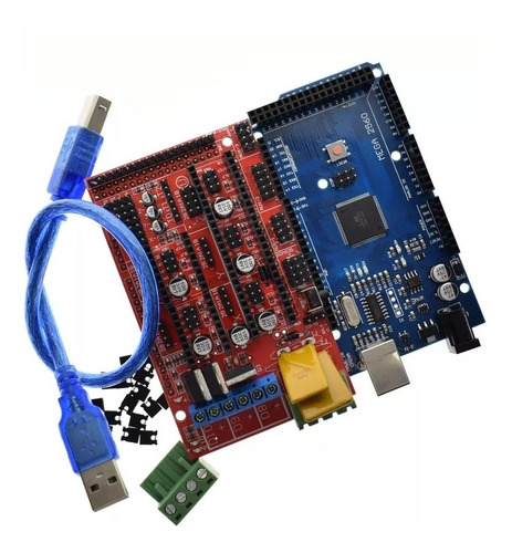 Kit Impresora 3d, Arduino Mega + Pantallla Lcd + Drivers