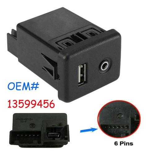 Puerto De Carga Usb Con Conector Auxiliar De Audio Insignia
