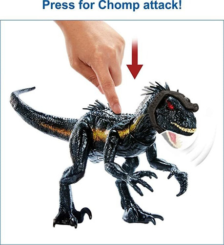 Dinossauro Indoraptor Track 'n Attack Jurassic World Mattel
