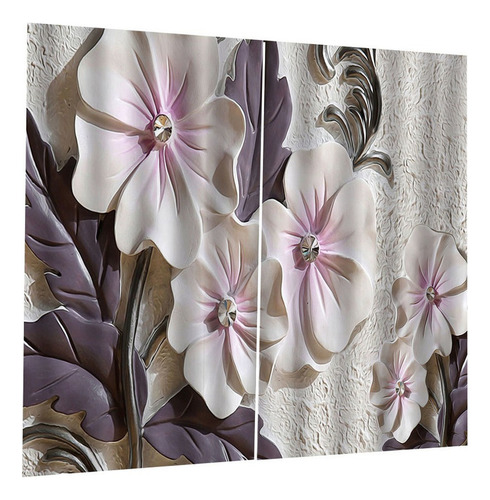 Bh Compatible Cortinas De Impresos 3d Flor De