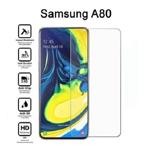 Vidrio Templado 9h Para Samsung Galaxy A80