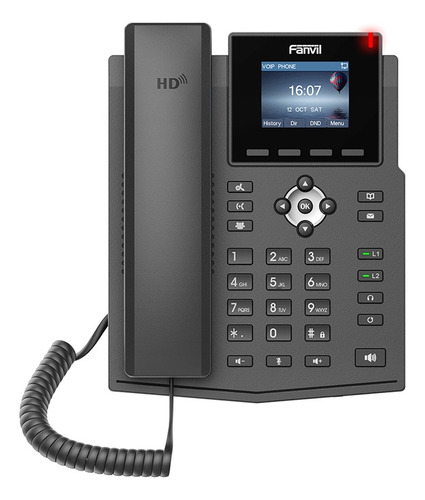 Teléfono IP Fanvil X3sp V2 con PoE y pantalla a color