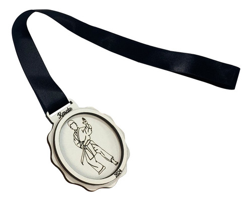 Medalhas De Karatê Masculino 10 Unidades 1562