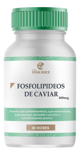 Fosfolipideos De Caviar 200mg 30 Doses