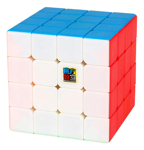 4x4x4 Moyu Meilong Cubo Básico Velocidad Tipo Rubik Color De La Estructura Stickerless