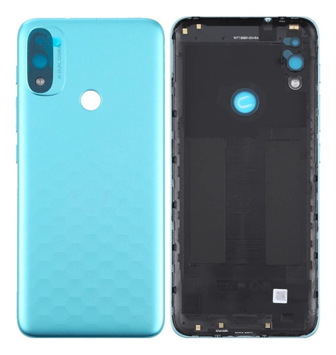 Tapa Trasera Carcasa Original Xt2155-1- Moto E20 Azul Aqua