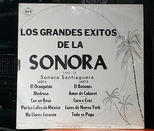 $ Lp Sonora Santiaguera Sellado- Los Grandes Éxitos D La Son (Usado)