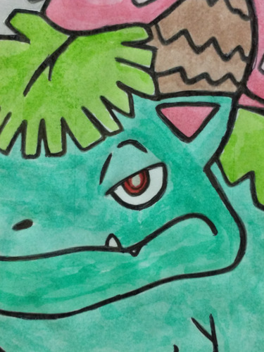Sticker Casero Venusaur Pokémon Bootleg (Usado)