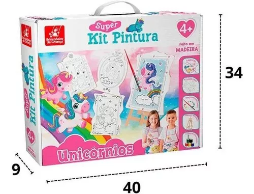 Kit Infantil Colorir Box c/12 Lápis Peppa Pig