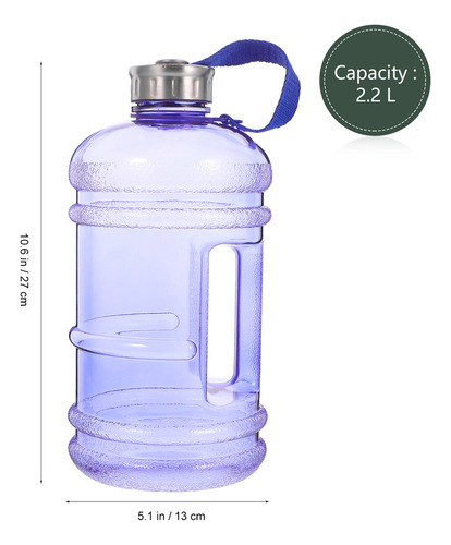 Botella De Agua A Granel De Alta Capacidad De 2 Litros