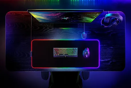 Mousepad Gamer Rgb Razer Strider Chroma 90*37cm Color Negro