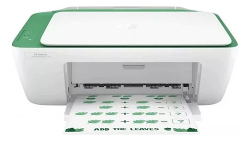 Impresora Multifuncion Color Hp Deskjet 2375 Ink Escaner Usb Color Blanco/verde